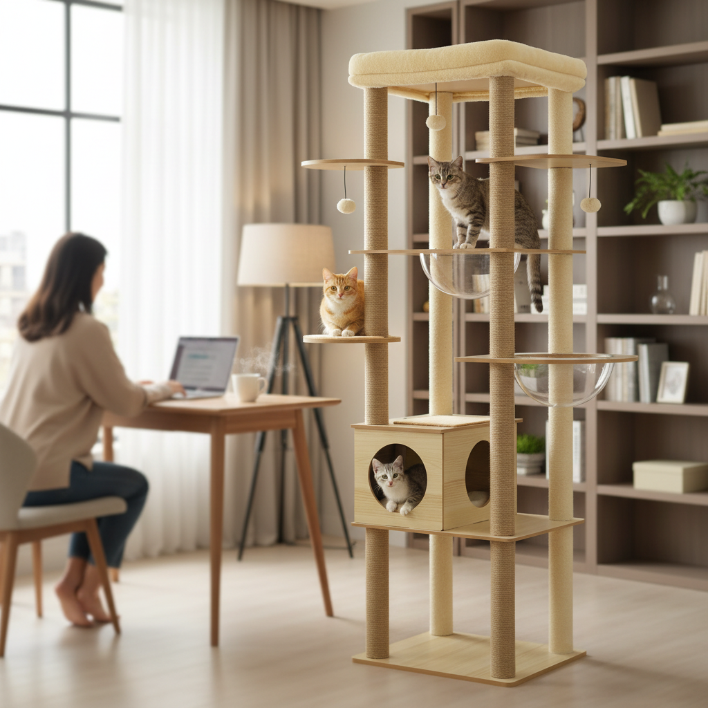 Arbre à Chat Multi-Niveaux XXL